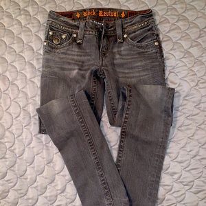 Rock Revival Grey Jeans